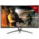 TELA DISPLAY Monitor Gamer 32” AOC AGON 32 Curvo 165Hz 1ms VA AG323FCXE